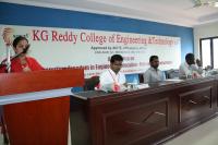 Workshop for Academicians at KG Reddy College of Engineering & Technology